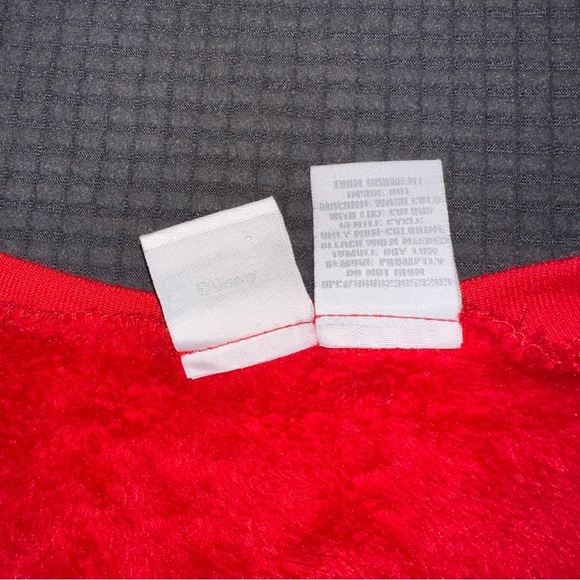 Disney Vibrant Red Mickey Mouse Velour Sweatshirt - Picture 3 of 4